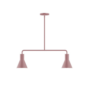 Montclair Light Works - MSG436-20 - Two Light Linear Pendant - Axis - Mauve