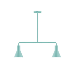 Montclair Light Works - MSG436-48 - Two Light Linear Pendant - Axis - Sea Green