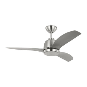 Visual Comfort Fan - 3AVLR44BSD - 44"Ceiling Fan - Avila - Brushed Steel