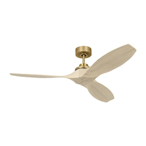 Visual Comfort Fan - 3CLNSM52BBSWWO - 52"Ceiling Fan - Collins - Burnished Brass