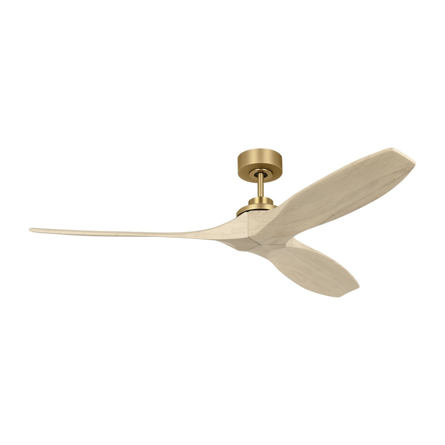 Visual Comfort Fan - 3CLNSM60BBSWWO - 60"Ceiling Fan - Collins - Burnished Brass