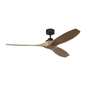 Visual Comfort Fan - 3CLNSM60MBKNH - 60"Ceiling Fan - Collins - Midnight Black