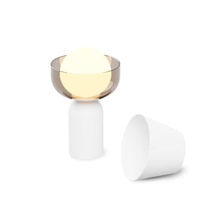 Koncept - GUY-MWT+BDGY - LED Lantern - Guy - Matte White