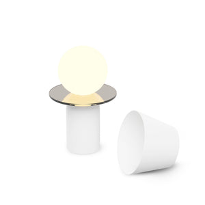 Koncept - GUY-MWT+DDGY - LED Lantern - Guy - Matte White