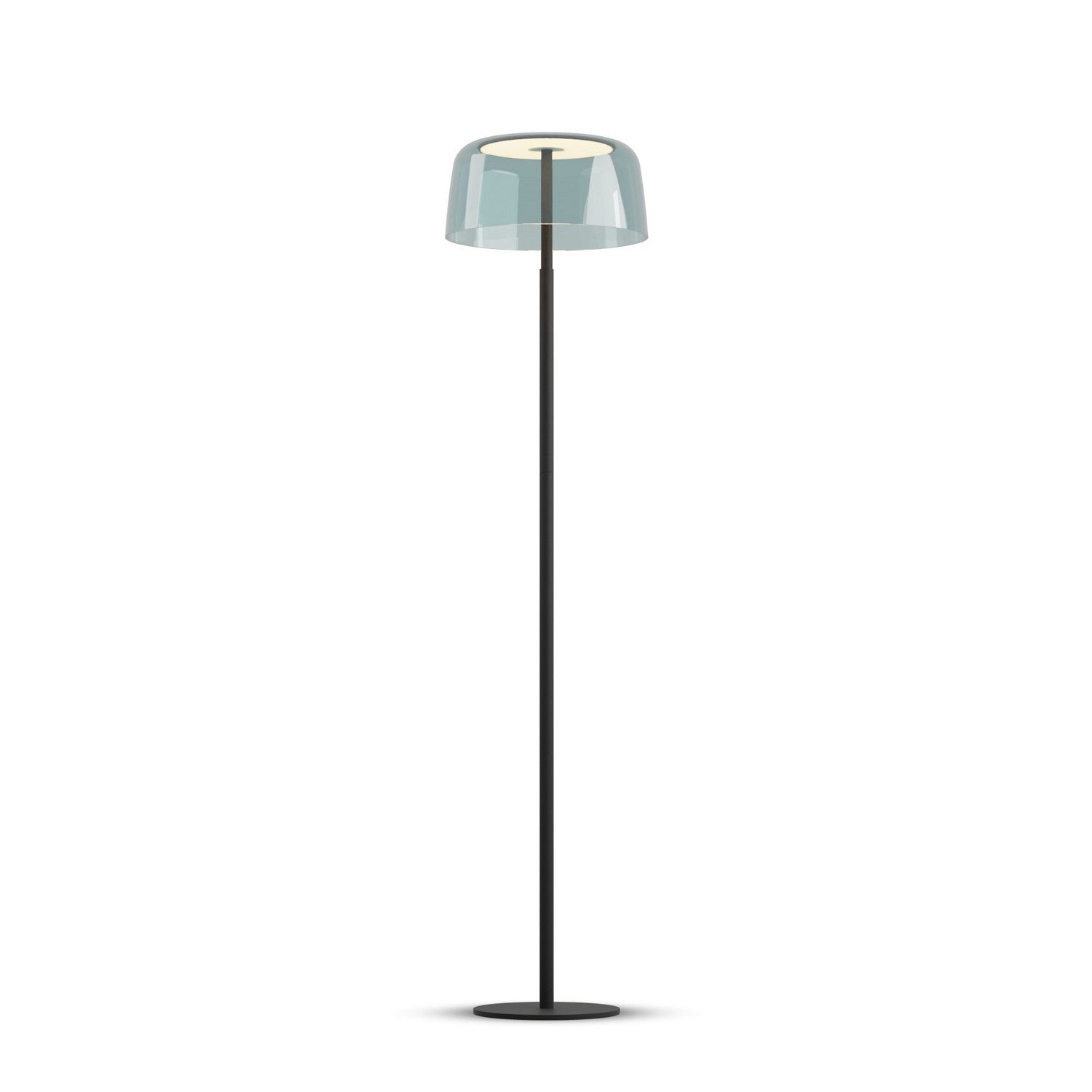 Koncept - YUF-SW-MTB+SBLU - LED Floor Lamp - Yurei - Matte Black