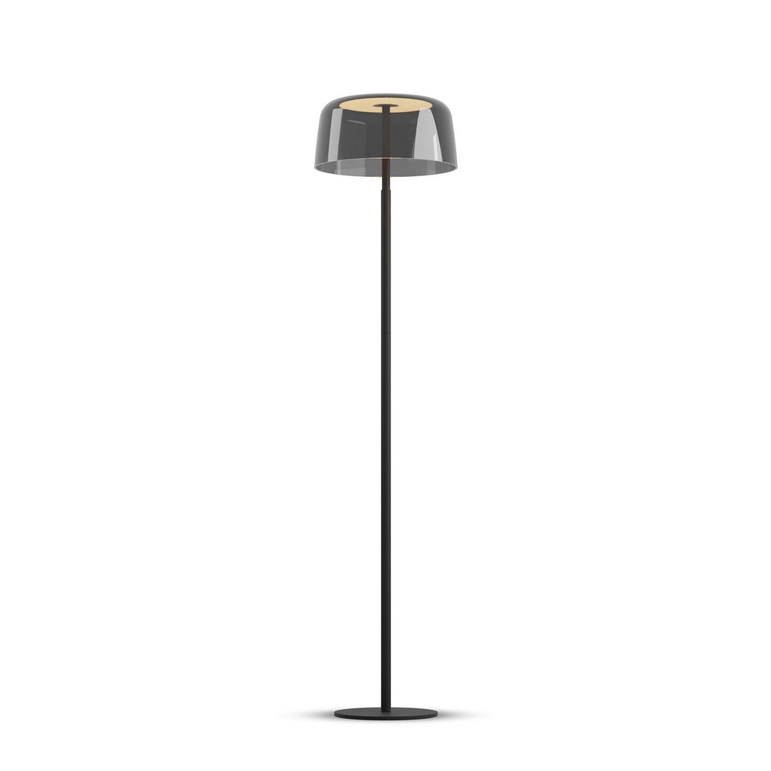 Koncept - YUF-SW-MTB+SDGY - LED Floor Lamp - Yurei - Matte Black