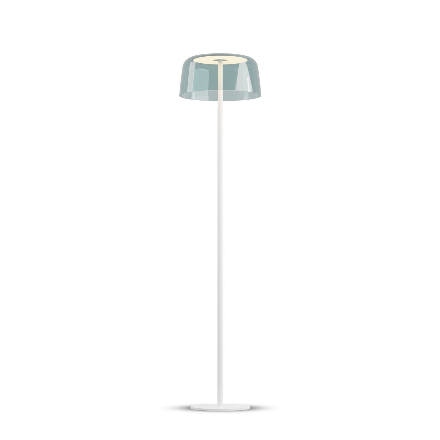 Koncept - YUF-SW-MWT+SBLU - LED Floor Lamp - Yurei - Matte White