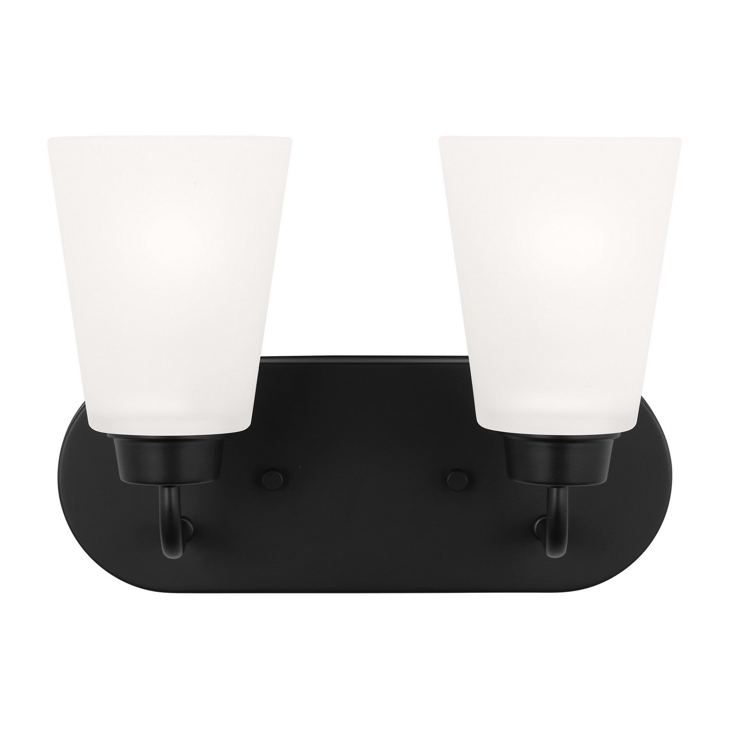 Generation Lighting. - 4415202-112 - Two Light Wall / Bath - Kerrville - Midnight Black