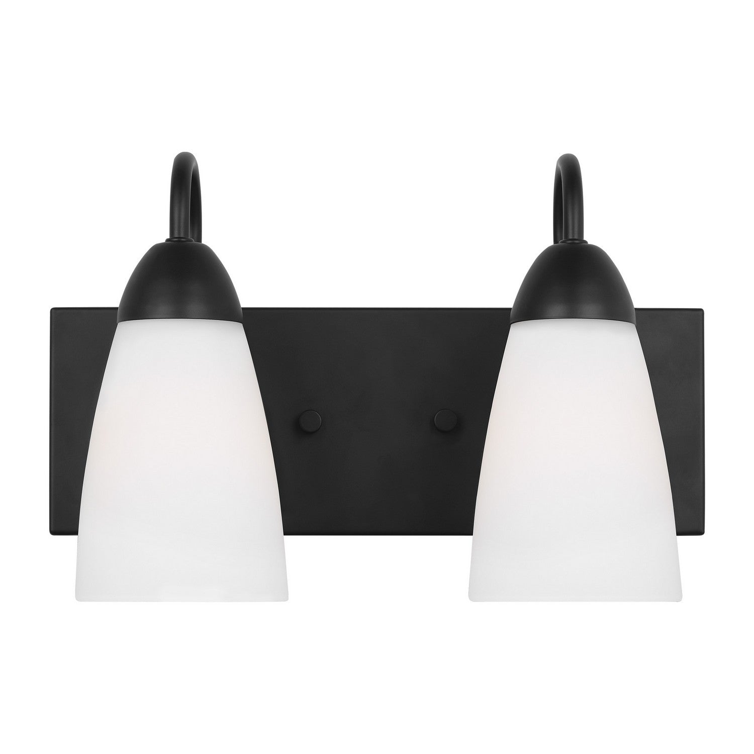 Generation Lighting. - 4420202-112 - Two Light Wall / Bath - Seville - Midnight Black