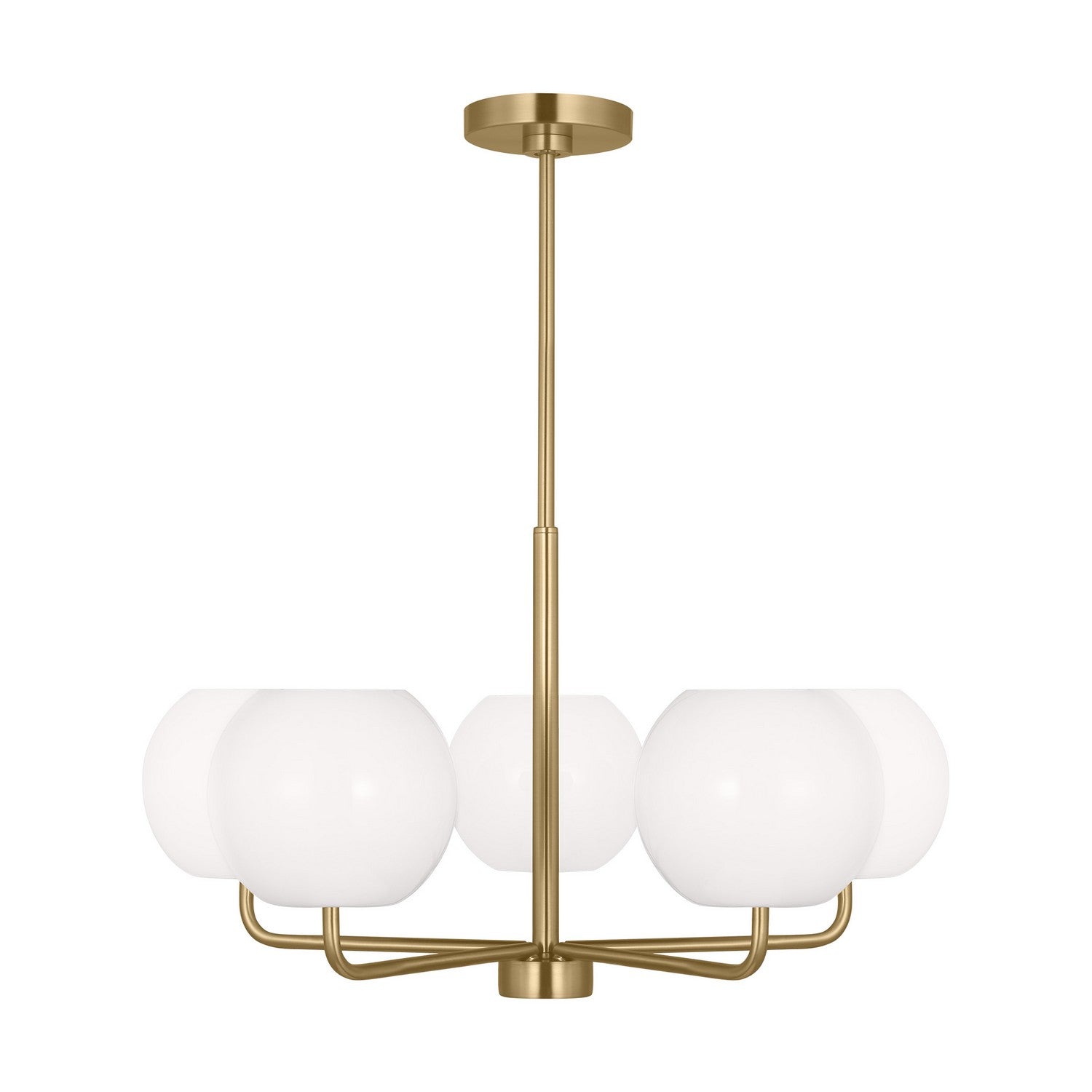 Generation Lighting. - GLC1055SB - Five Light Chandelier - Rory - Satin Bronze