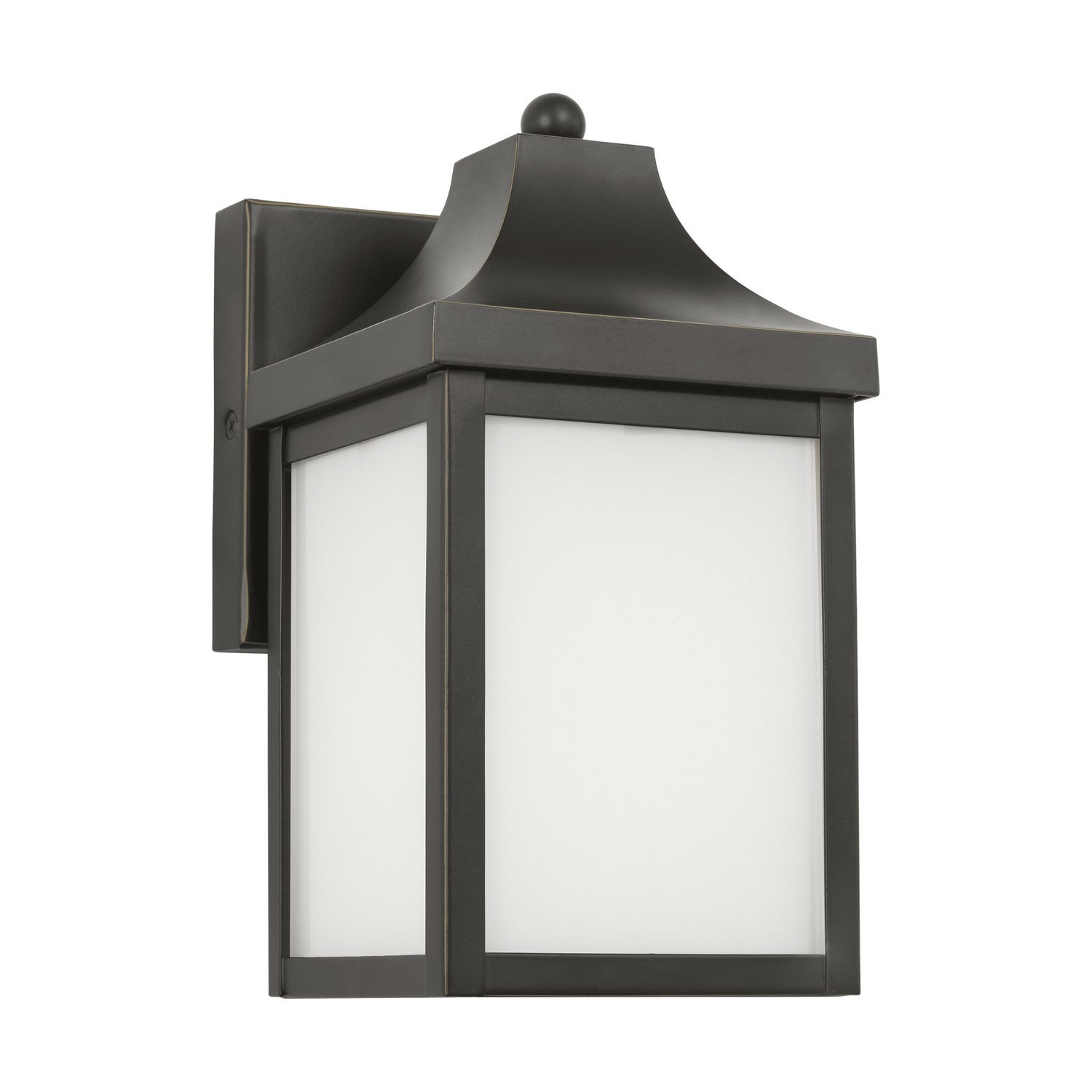 Generation Lighting. - GLO1001ANBZ - One Light Outdoor Lantern - Say brook - Antique Bronze