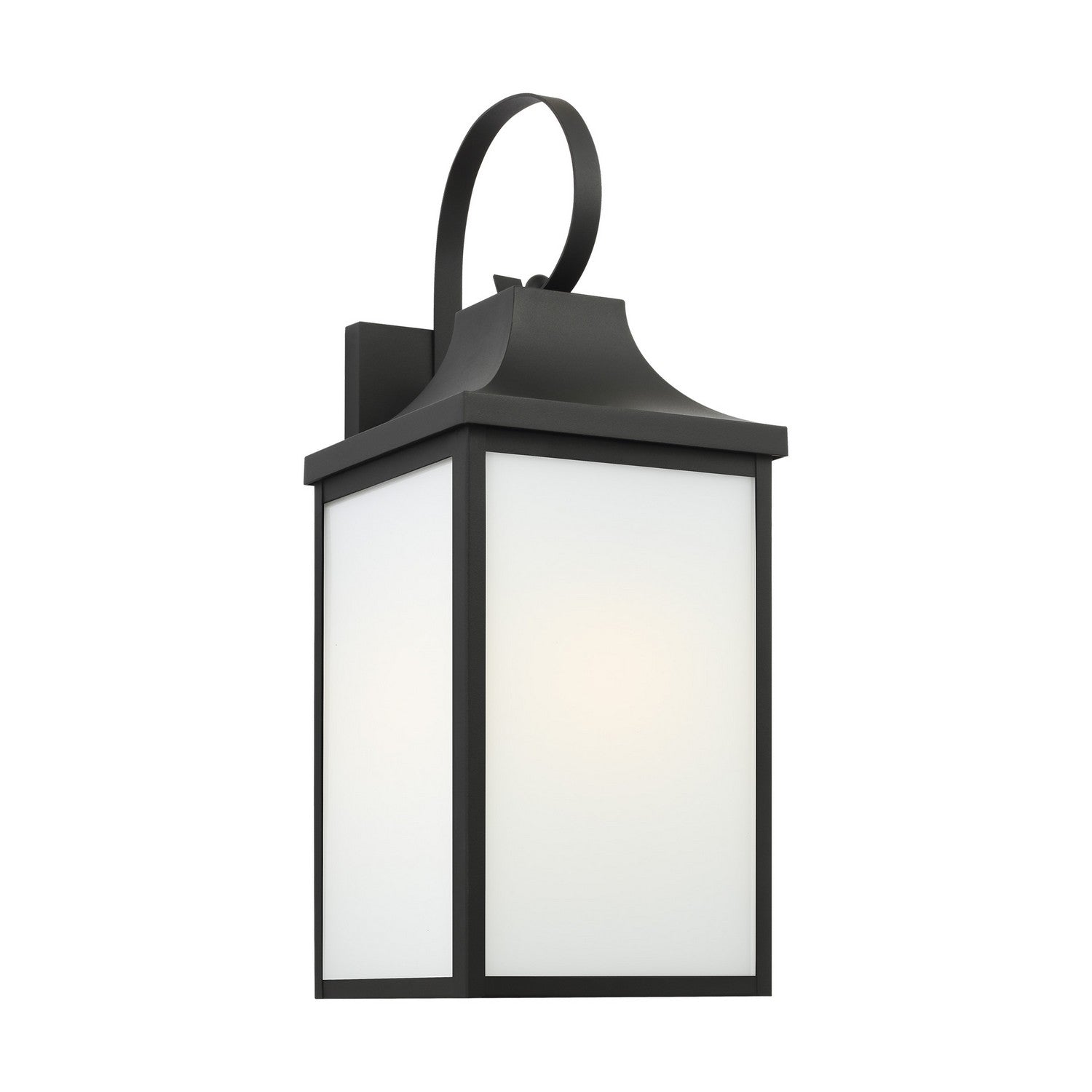 Generation Lighting. - GLO1031TXB - One Light Outdoor Lantern - Say brook - Textured Black