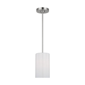 Generation Lighting. - GLP1001BS - One Light Mini Pendant - Rhett - Brushed Steel