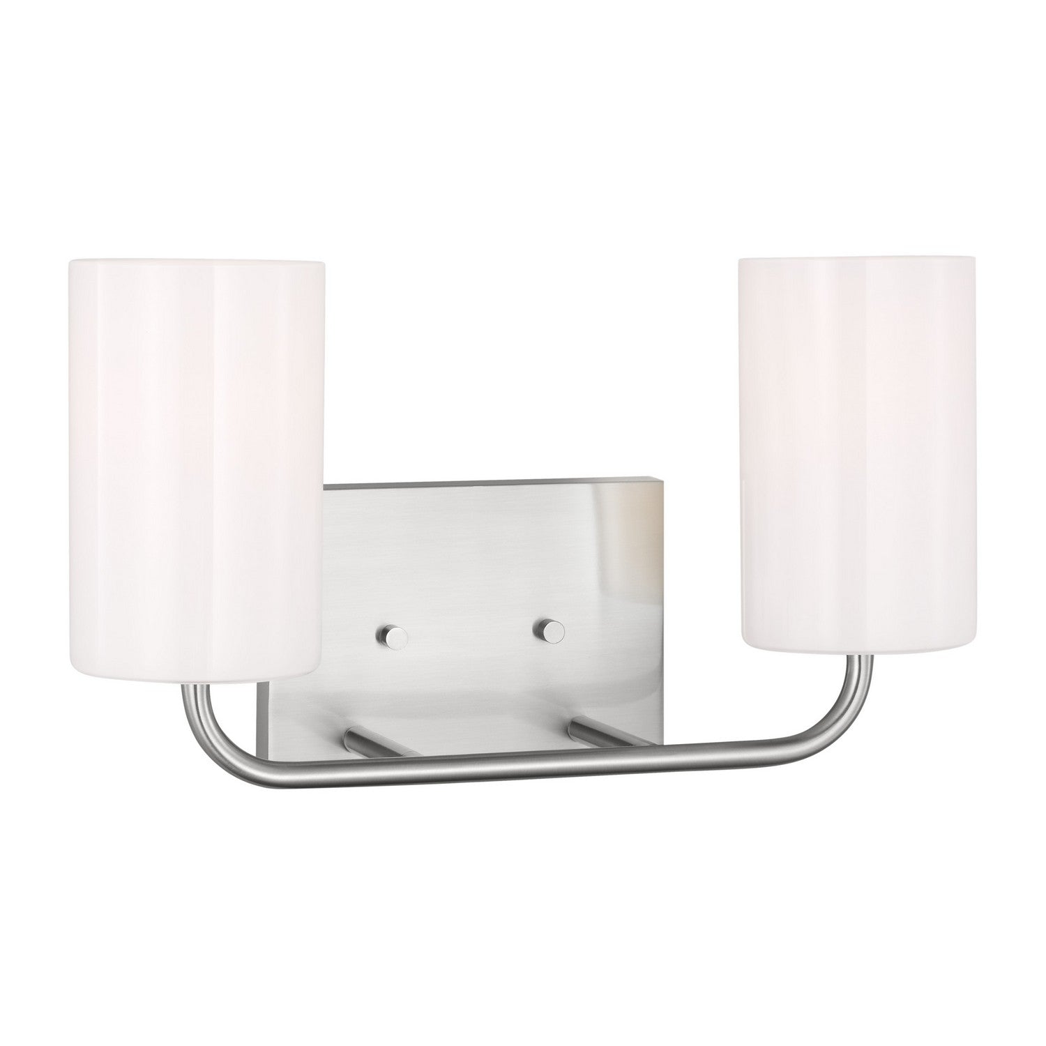 Generation Lighting. - GLV1002BS - Two Light Vanity - Rhett - Brushed Steel