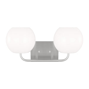 Generation Lighting. - GLV1012BS - Two Light Vanity - Rory - Brushed Steel