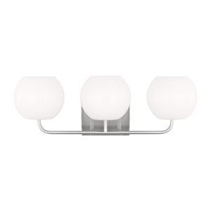 Generation Lighting. - GLV1013BS - Three Light Vanity - Rory - Brushed Steel