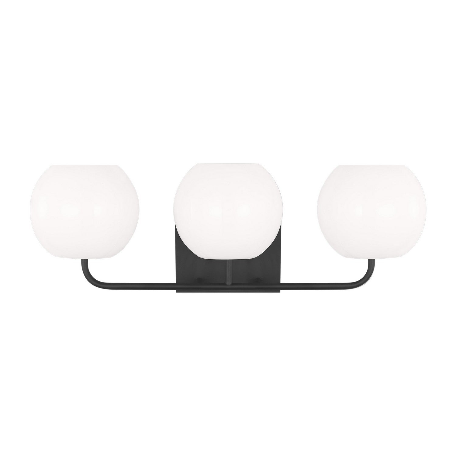 Generation Lighting. - GLV1013MBK - Three Light Vanity - Rory - Midnight Black