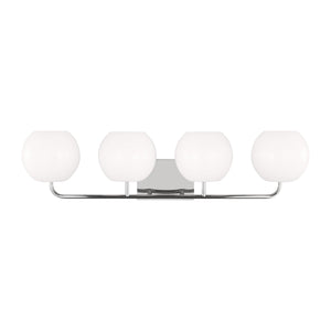 Generation Lighting. - GLV1014CH - Four Light Vanity - Rory - Chrome