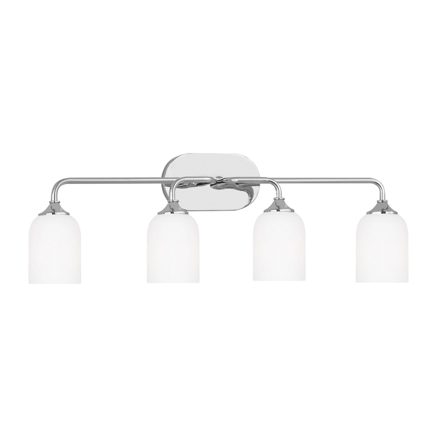 Generation Lighting. - GLV1024CH - Four Light Vanity - Emile - Chrome