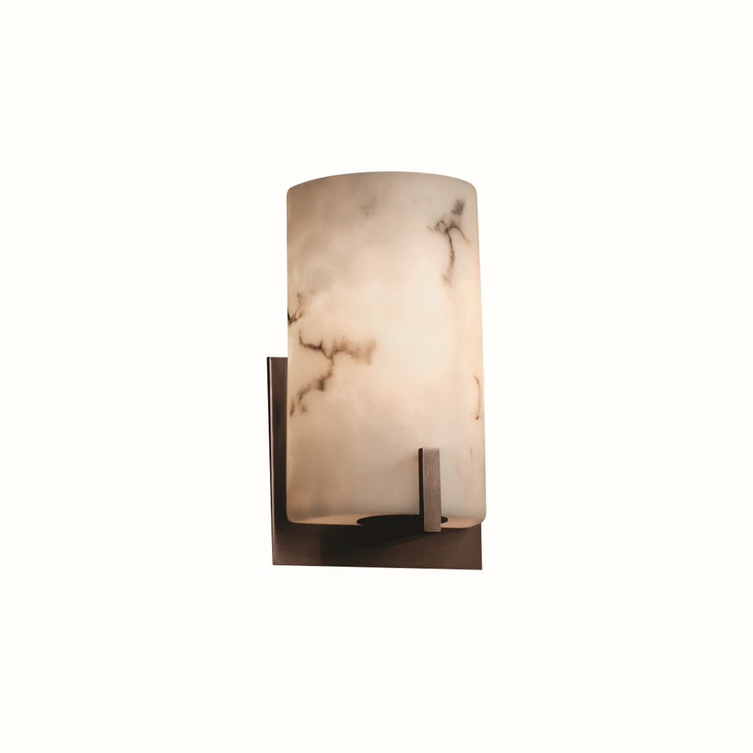 Justice Designs - FAL-5531-DBRZ - One Light Wall Sconce - LumenAria - Dark Bronze