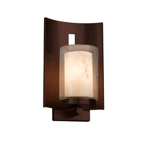 Justice Designs - FAL-7591W-10-DBRZ - One Light Outdoor Wall Sconce - LumenAria - Dark Bronze