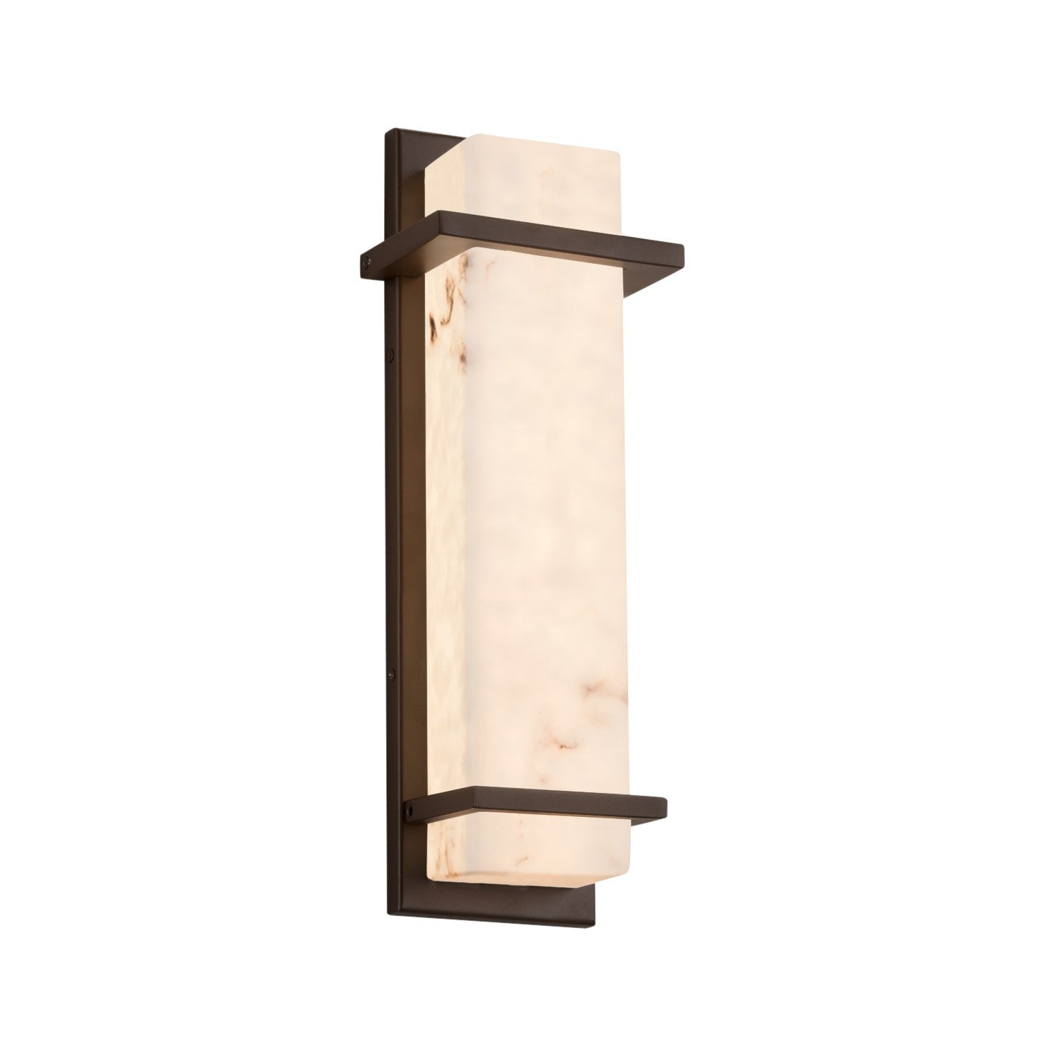 Justice Designs - FAL-7612W-DBRZ - LED Outdoor Wall Sconce - LumenAria - Dark Bronze