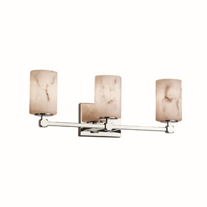 Justice Designs - FAL-8423-10-CROM - Three Light Bath Bar - LumenAria - Polished Chrome