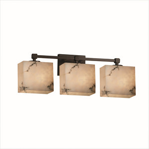 Justice Designs - FAL-8423-55-DBRZ - Three Light Bath Bar - LumenAria - Dark Bronze