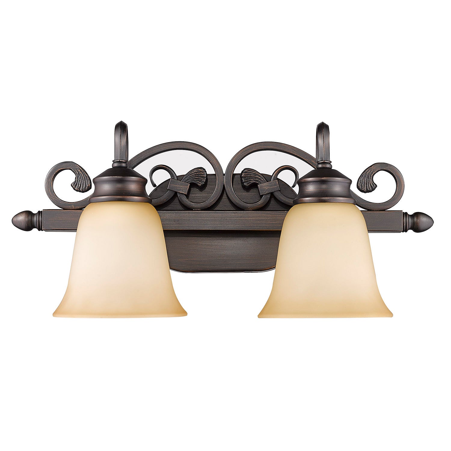 Golden - 4074-2 RBZ - Two Light Bath Vanity - Belle Meade - Rubbed Bronze