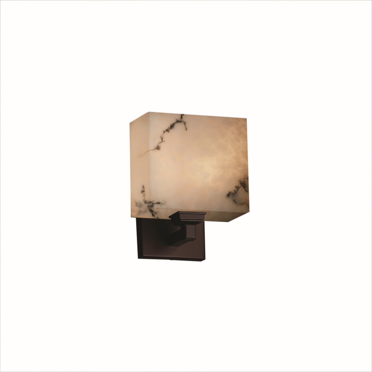 Justice Designs - FAL-8437-55-DBRZ - One Light Wall Sconce - LumenAria - Dark Bronze