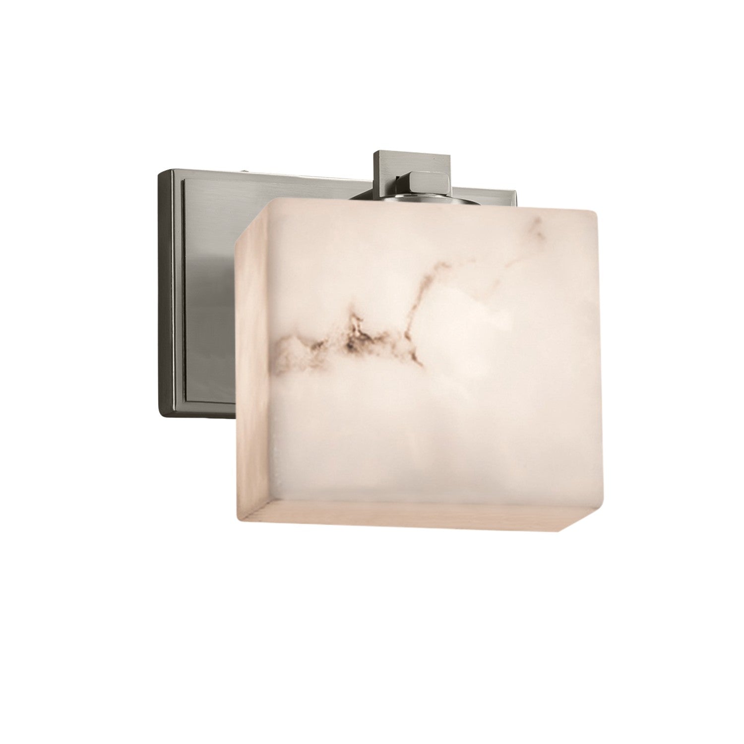 Justice Designs - FAL-8447-55-NCKL - One Light Wall Sconce - LumenAria - Brushed Nickel