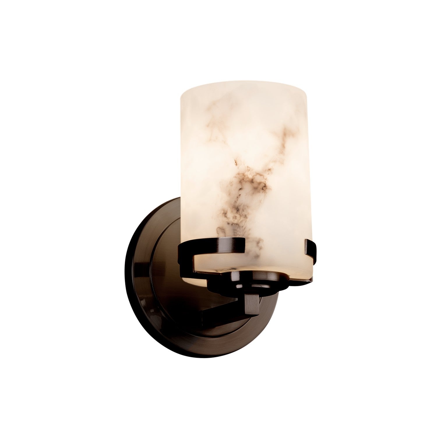 Justice Designs - FAL-8451-10-DBRZ - One Light Wall Sconce - LumenAria - Dark Bronze