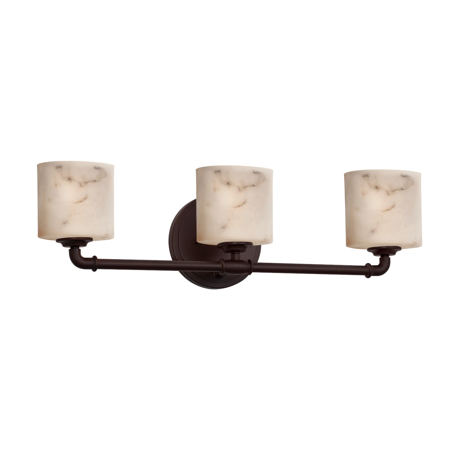 Justice Designs - FAL-8463-30-DBRZ - Three Light Bath Bar - LumenAria - Dark Bronze