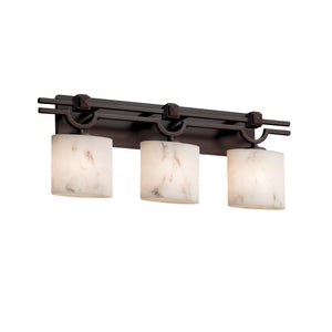 Justice Designs - FAL-8503-30-DBRZ - Three Light Bath Bar - LumenAria - Dark Bronze