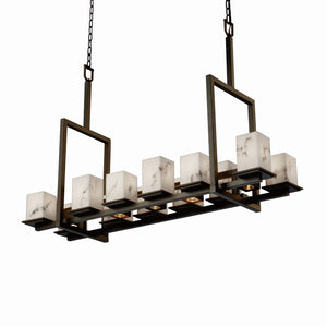 Justice Designs - FAL-8619-15-DBRZ-LED12-8400 - LED Chandelier - LumenAria - Dark Bronze