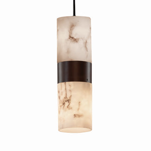 Justice Designs - FAL-8758-10-DBRZ - Two Light Pendant - LumenAria - Dark Bronze