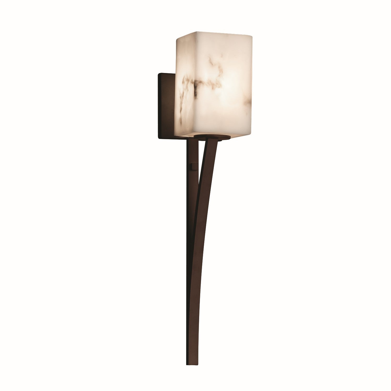 Justice Designs - FAL-8791-15-DBRZ - One Light Wall Sconce - LumenAria - Dark Bronze