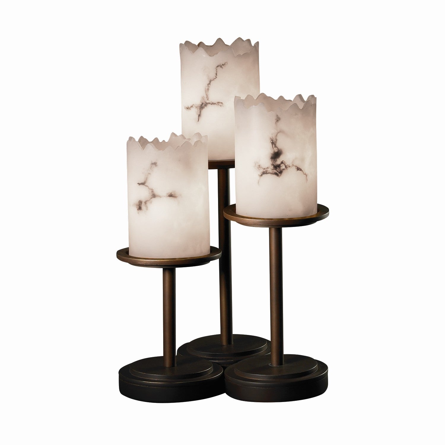 Justice Designs - FAL-8797-12-DBRZ-LED3-2100 - LED Table Lamp - LumenAria - Dark Bronze