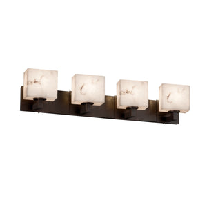 Justice Designs - FAL-8924-55-DBRZ - Four Light Bath Bar - LumenAria - Dark Bronze