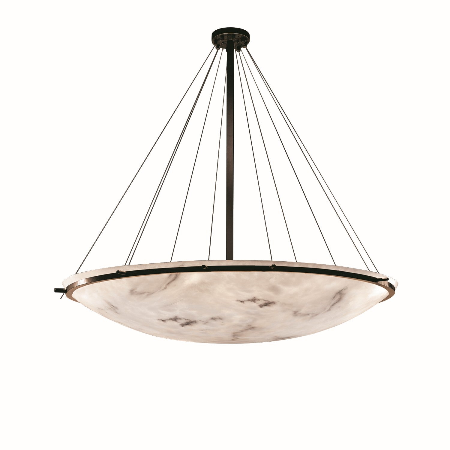 Justice Designs - FAL-9698-35-DBRZ - 16 Light Pendant - LumenAria - Dark Bronze