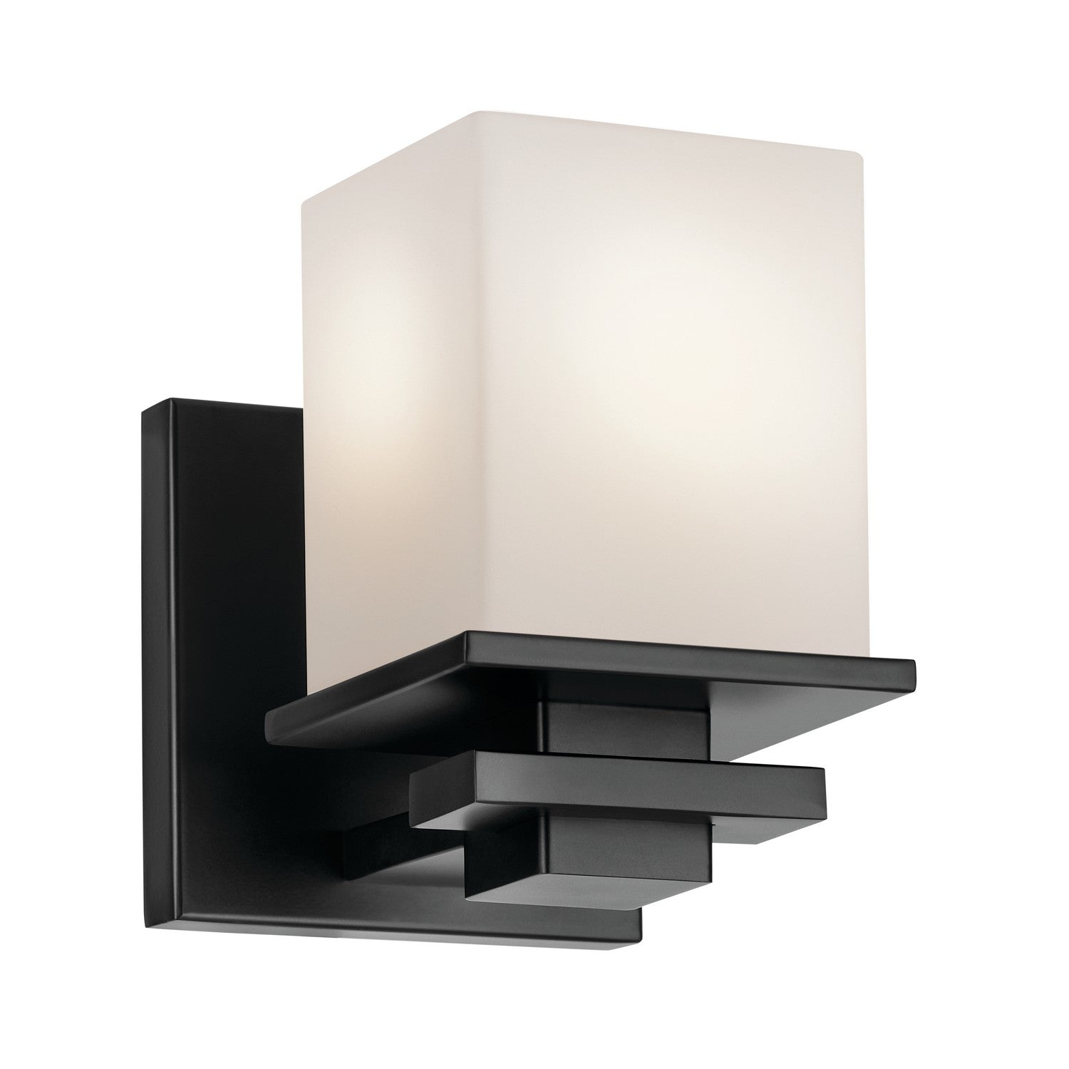 Kichler - 45149BK - One Light Wall Sconce - Tully - Black