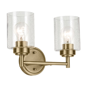 Kichler - 45885NBR - Two Light Bath - Winslow - Natural Brass