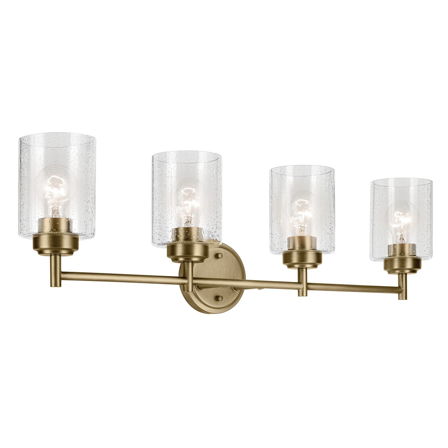 Kichler - 45887NBR - Four Light Bath - Winslow - Natural Brass