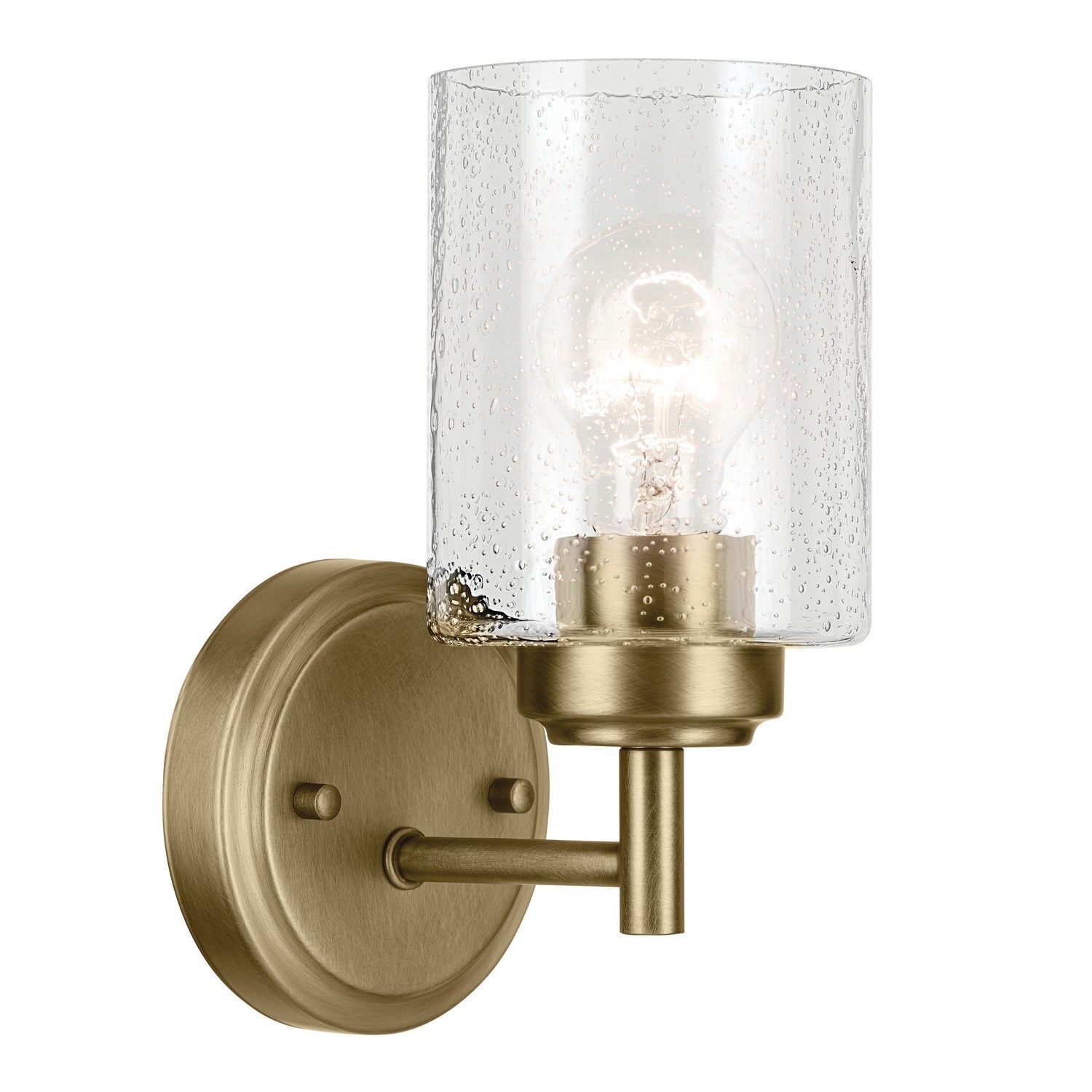 Kichler - 45910NBR - One Light Wall Sconce - Winslow - Natural Brass