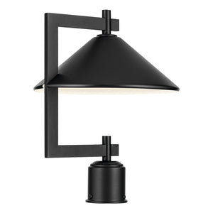 Kichler - 49063BK - One Light Outdoor Post Mount - Ripley - Black