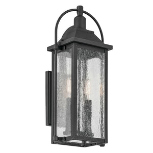 Kichler - 49714BKT - Two Light Outdoor Wall Mount - Harbor Row - Textured Black