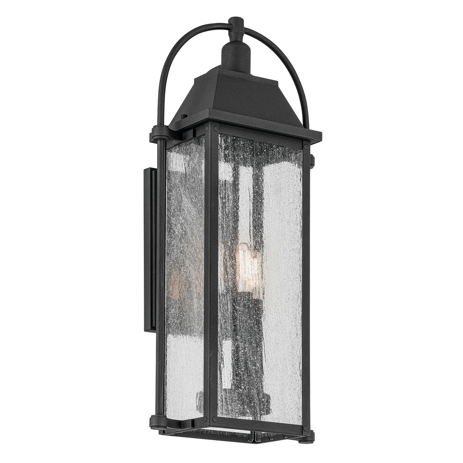 Kichler - 49715BKT - Three Light Outdoor Wall Mount - Harbor Row - Textured Black