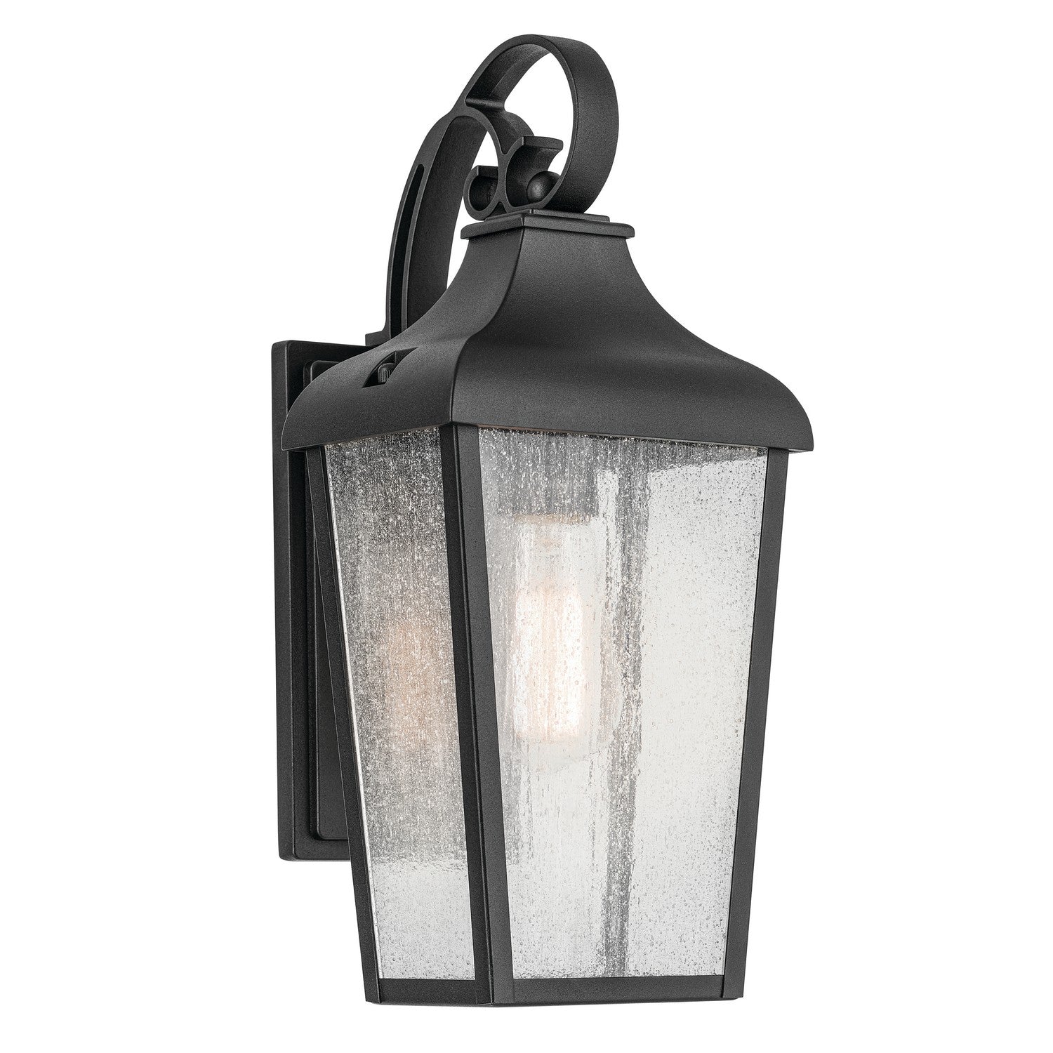 Kichler - 49735BKT - One Light Outdoor Wall Mount - Forestdale - Textured Black