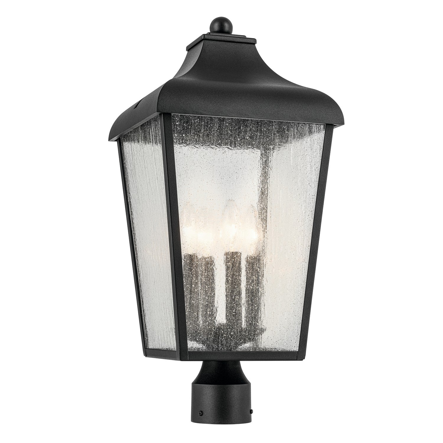 Kichler - 49739BKT - Four Light Outdoor Post Mount - Forestdale - Textured Black