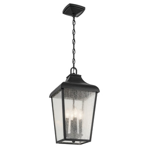 Kichler - 49740BKT - Four Light Outdoor Pendant - Forestdale - Textured Black